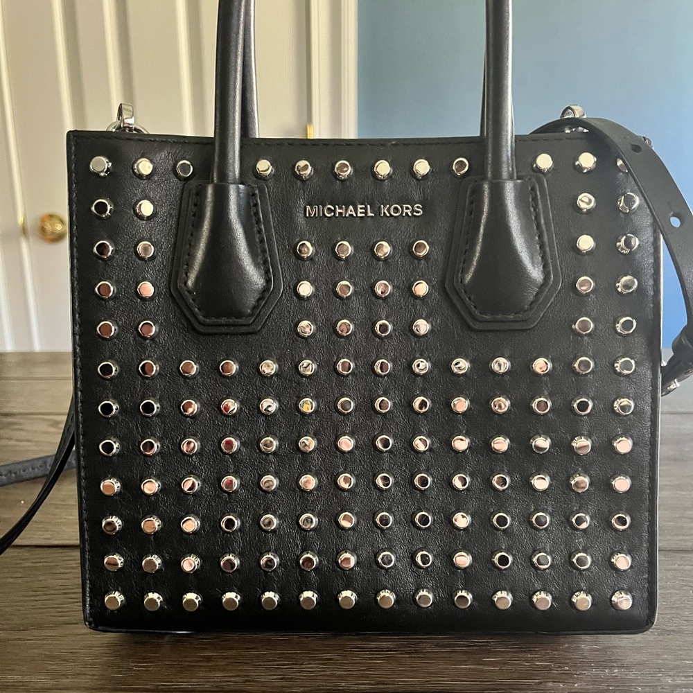 Michael Kors, Leather Studded Crossbody